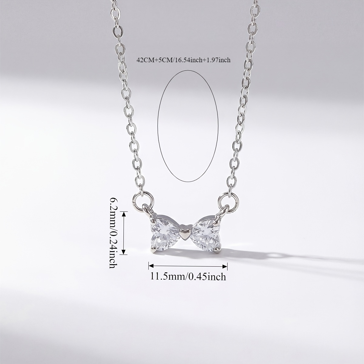 Women's Heart-Shaped Pendant Necklace, Daily Versatile